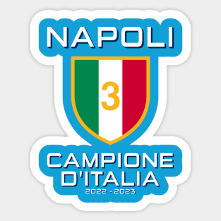 Napoli Campione d'Italia 2023 Sticker